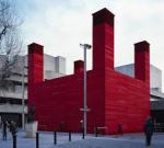 The Shed or Battersea Power Station after an elaborate student prank