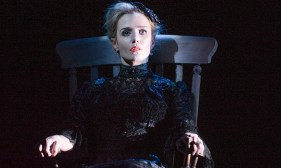 Lisa Dwan in Rockaby by Samuel Beckett at the Duchess Theatre, London