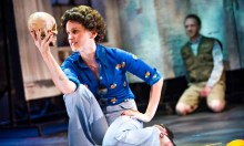Denise Gough and Brian Ferguson in Adler and Gibb at the Royal Court, London
