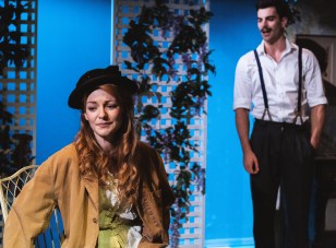 The Return of the Soldier, Tristan Bates Theatre, Laura Pitt-Pulford and Stewart Clarke, 2014. Courtesy Darren Bell