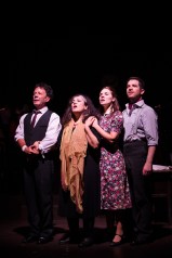 David Burt, Eve Polycarpou, Gina Beck, Daniel Boys (1) in Jacques Brel is Alive and Living in Paris Photo Scott Rylander (1)