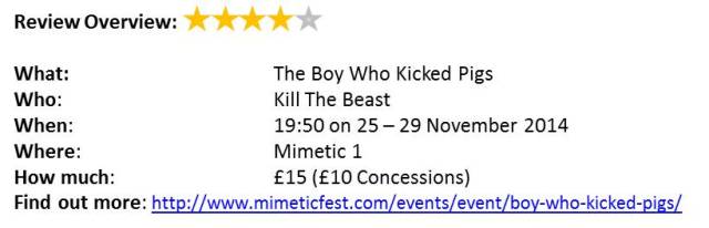Mimetic The Boy Who Kicked Pigs