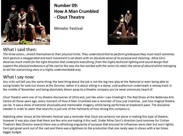 No 9 How a man crumbled