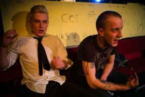 Sickboy (Neil Pendlenton) and Renton (Credit: Christopher Tribble)